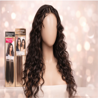 HUMAN HAIR BLEND WIGS WIG WITH BABY HAIR
