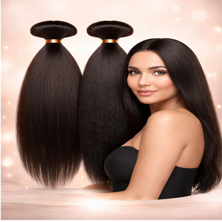 HUMAN HAIR STRAIGHT AND KINKY STRAIGHT