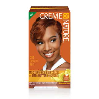 Creme of Nature moisture-Rich Permanent Hair Color C32 Spiced Red