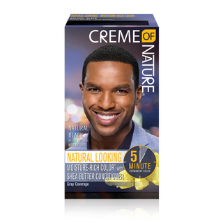 Creme of Nature Hair Permanent Color for Men Natural Black