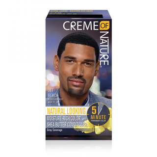 Creme of Nature Permanent Hair Color for Men Jet Black