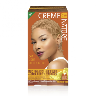 Creme of Nature moisture-Rich Permanent  Hair Color C42 Light Golden Blonde