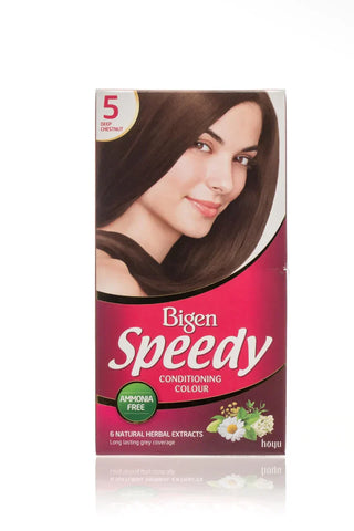 Bigen Speedy Conditioning Hair Colour No.5 Deep Chestnut for Women