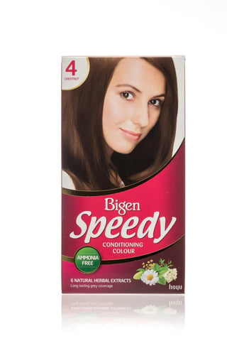 Bigen Speedy Conditioning Hair Colour No.4 Chestnut for Women