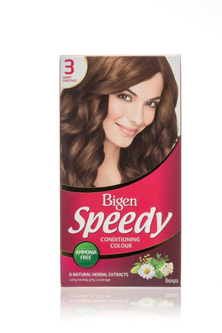 Bigen Speedy Conditioning Hair Colour No.3 Warm Chestnut for Women