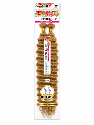 Smart Natural Boho Style Pre-Curled 2x Pack Deep Bulk Hair 18”