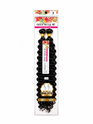 Smart Natural Boho Style Pre-Curled 2x Pack Deep Bulk Hair 18”