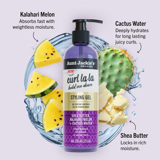 Aunt Jackie's Curls & coils Curl La La Hold Me Down Styling Gel 354ml