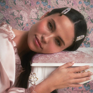 Kitsch Bridgerton X Creaseless Clips in Toile in Bloom