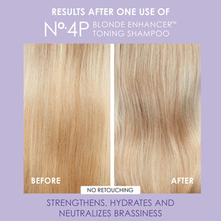Olaplex No.4P Blonde Hair Hydrating and Brightening Purple Toning Shampoo 250ml