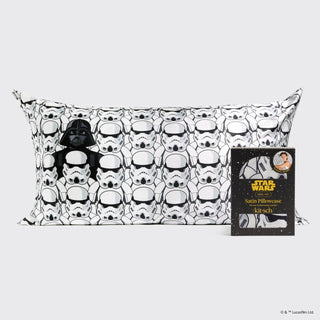 Kitsch Star Wars & Kitsch Satin Pillowcase in Darth Vader & Stormtroopers - King