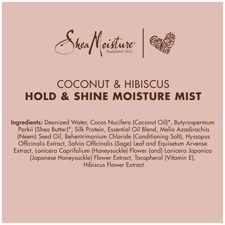 Shea Moisture Coconut & Hibiscus Hold & Shine Moisture Mist 236ml