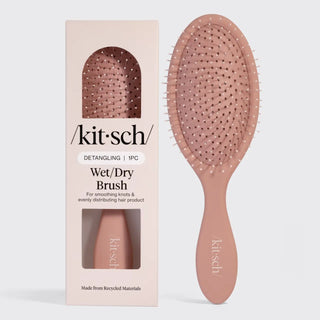 Kitsch Recycled Plastic Wet/Dry Brush- Terracotta