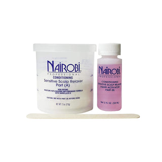 NAIROBI PROFESSIONAL Conditioning Sensitive Scalp Relaxer SINGLE Application.