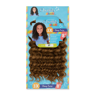 Cherish Junior Kids Bulk Deep Twist 3X Pack 8"