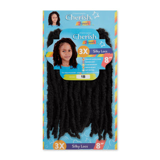 Cherish Junior Kids Bulk Silky Locs 3X Pack 8"