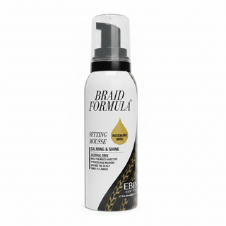 Ebin Braid Formula Rosemary Mint Setting Mousse Moisturizing & Shine 80ml