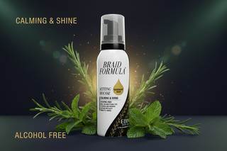 Ebin Braid Formula Rosemary Mint Setting Mousse Moisturizing & Shine 80ml
