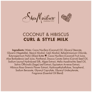 Shea Moisture Coconut & Hibiscus Curl & Style Milk 254ml