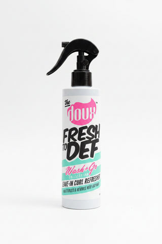 THE DOUX Fresh To Def wash + go 8 Fl oz /236 ml