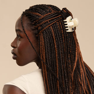 Kitsch pop Cloud Clip 7pc Set Vintage - Pearlized Cream