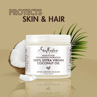 Shea Moisture 100% Extra Virgin Coconut Oil Nourishing Hydration 444ml