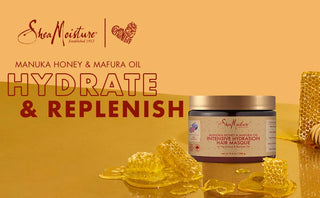 Shea Moisture Manuka Honey & Mafura Oil Intensive Hydration Set Shampoo 384ml Conditioner 384ml Hair mask 340g