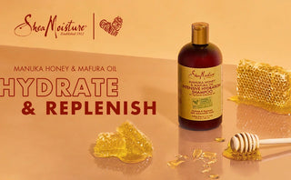 Shea Moisture Manuka Honey & Mafura Oil Set Shampoo 384ml and Conditioner 384ml