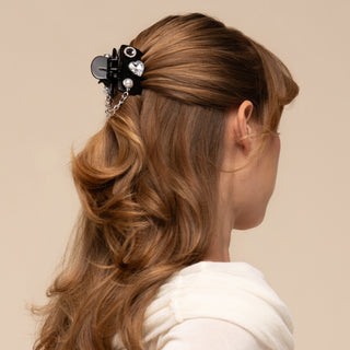 Kitsch pop Cloud Clip 7pc Set Vintage- Black