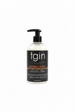 Tgin Thank God It's Natural Quench 3-In-1 Co-Wash Conditioner And Detangler-13 Oz