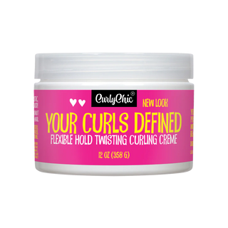 CurlyChic Your Curls Defined Flexible Hold Twisting Curling Creme 358G