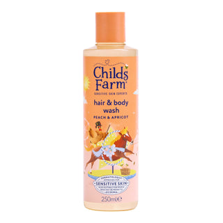 Childs Farm Sensitive Skin Experts Hair & Body Wash With Peach & Apricot 250ml