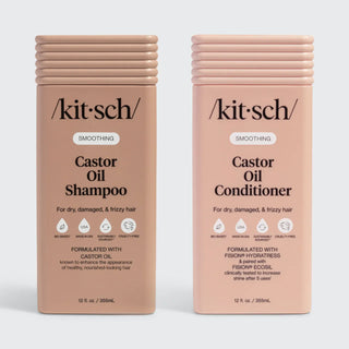 Kitsch Smoothing Castor Oil Shampoo & Conditioner Combo