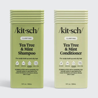 Kitsch Clarifying Tea Tree & Mint Shampoo & Conditioner Combo