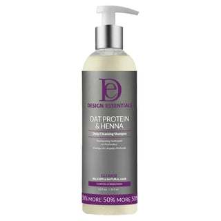 Design Essentials Oat Protein & Henna Deep Cleansing Shampoo 355ml