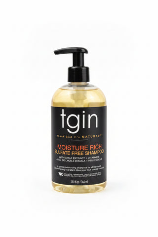 Tgin Moisture Rich Sulfate Free Shampoo 13oz