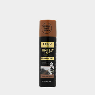 Ebin Tinted Lace 10x Quick Dry Spray Medium Dark Brown 100ml/3.38oz