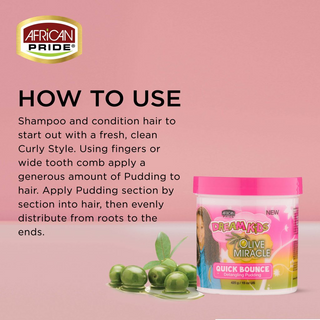 African Pride Dream Kids Quick Bounce Detangling Pudding 425g