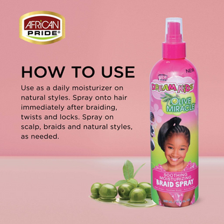 Dream Kids Soothing Moisturizing Braid Spray 355ml