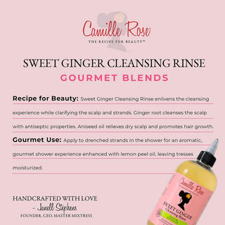 Camille Rose Sweet Ginger Cleanse Rinse Shampoo 355ml