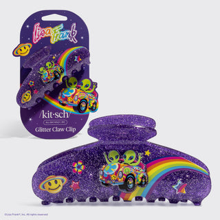 Kitsch  Lisa Frank x Kitsch Glitter Claw Clip in Zoomer & Zorbit