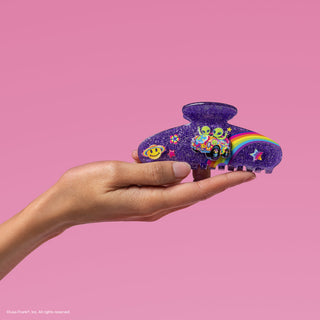 Kitsch  Lisa Frank x Kitsch Glitter Claw Clip in Zoomer & Zorbit