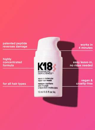 K18 leave-in molecular repair hair mask 15 ML