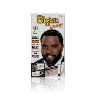 Bigen EZ Hair & Beard Dye M1 Jet Black for Men