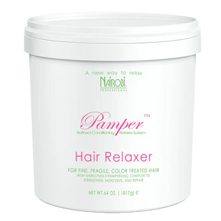 NAIROBI PROFESSIONAL  PAMPER HAIR RELAXER 64 OZ