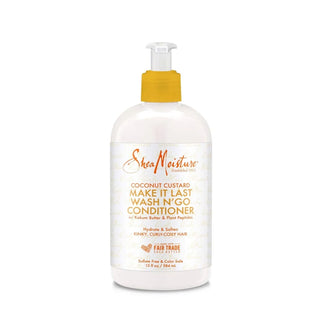 Shea Moisture Coconut Custard Make It Last Wash N' Go Conditioner 384ml