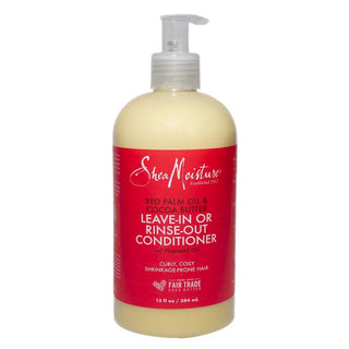 Shea Moisture Conditioner Red Palm Oil and Cocoa Butter for Curly Hair with Flaxseed Oil 384ml