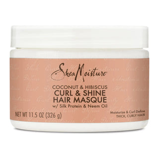 Shea Moisture Coconut & Hibiscus Hydrating Hair Mask Frizz Control 326g