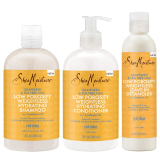 Shea Moisture Low porosity kit Shampoo and Conditioner