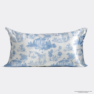 Kitsch  Bridgerton X Satin Pillowcase in Garden Toile - King